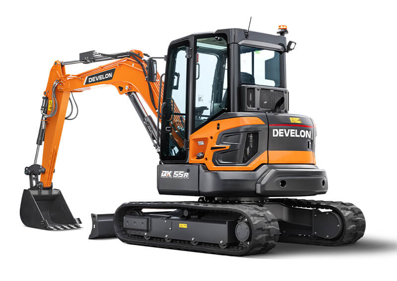 mini bager develon dx55r model