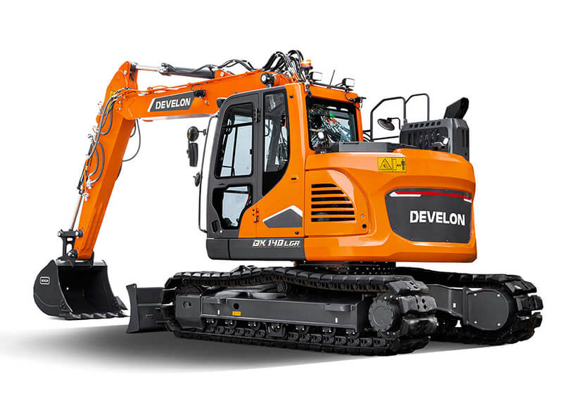 gosenični bager model develon dx140lcr-7