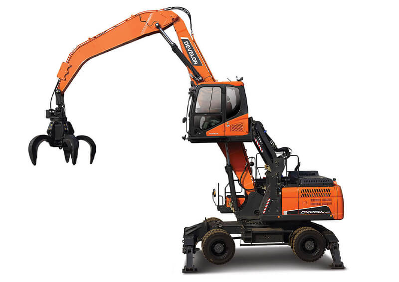 kolesni bager model develon dx250wmh-7