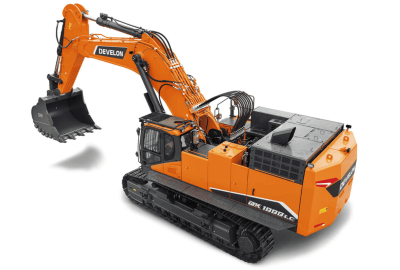 pokrov gosenične bagre develon dx1000lc-7